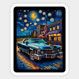 Eldorado on starry night Sticker